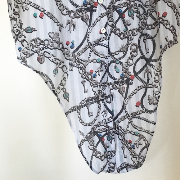 🤑FREE w/ purchase! H&M Conscious Chain Print Tank - Picture 7 of 16